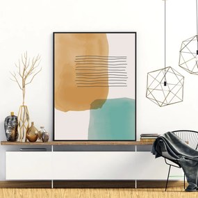 Poster - Abstracție pictată (A4)