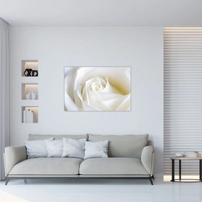 Tablou cu tandafir alb (90x60 cm)