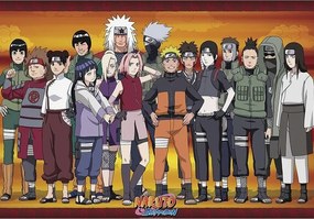 Poster Naruto Shippuden - Konoha Ninjas, (91.5 x 61 cm)