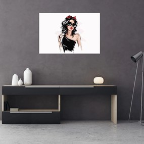 Tablou - Femeie de modă (90x60 cm)
