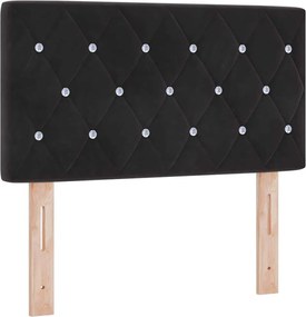 vidaXL Tăblie cap Negru 80 cm Catifea