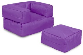 Fotoliu puf Kiddo (violet). 1101674