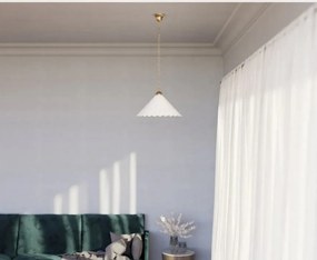 Pendul din alama si abajur ceramic Zefira