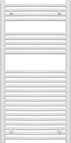 Novaservis - Radiator de baie tip scară, 644 W / 230 V, 120 x 60 cm, alb, rotunjit