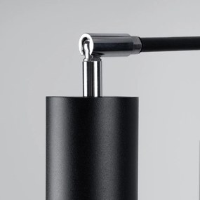 Lustră neagră din metal Virta – Sollux