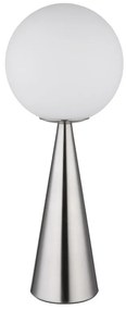 Veioza/Lampa de masa design modern PINPAL nickel/opal