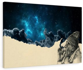 Tablou canvas Blue Smoke Cloud 120x80 cm