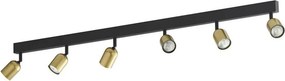 Spot LED RGBW dimabil TOP 6xGU10/6,5W/230V 2700-6500K auriu/negru