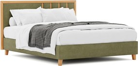Pat Infinity Tapitat cu Saltea  120/140/160/180x200cm - 120x200