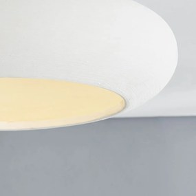 Plafoniera realizata manual din ceramica alba Annie