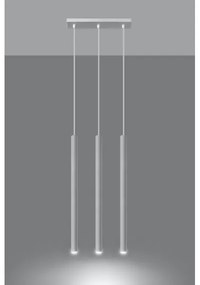 Lustră pe cablu PASTELO 3xG9/12W/230V alb