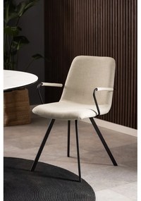 Scaune de dining crem 2 buc. Selina – Actona