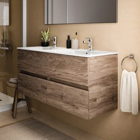 Dulap sub chiuvetă în culoare naturală suspendat cu aspect de lemn de nuc 120x55 cm Eurovit+ – Ideal Standard