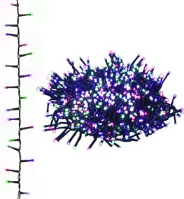 vidaXL Instalație compactă cu 3000 LED-uri pastel multicolor 65 m PVC