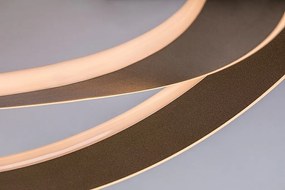 Plafoniera LED din metal auriu Kallira