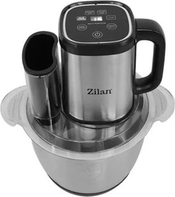 Tocator legume-fructe Zilan ZLN2757 digital multifunctional, Vas inox capacitate 3L, 4 functii presetate, Lame din titan, Putere 500W