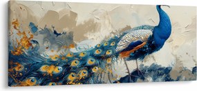Tablou - Peacock, pictură (120x50 cm)