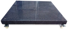 Suport granit pentru umbrela de terasa, 80x80 cm, 90 kg