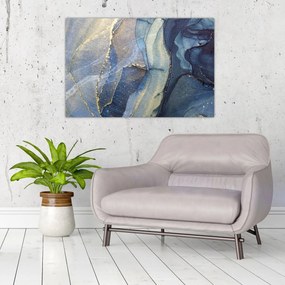 Tablou - Abstracție cu cerneală cu alcool (90x60 cm)