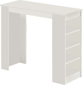 Masa bar ST1 - W, alb, PAL melaminat, 120x52x102 cm