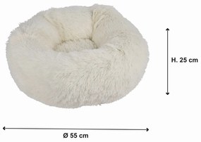 Pat pentru animale de companie crem pentru câini ø 55 cm – Love Story