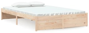 814944 vidaXL Cadru de pat, 120x200 cm, lemn masiv