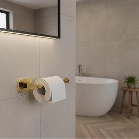 Suport hartie igienica 5909 Nico auriu