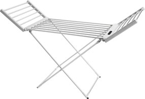 Uscător electric de haine NostroLux NL1975A, 260 W, 45-70 °C, cronometru, afișaj, alb
