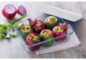 Pyrex Set de recipiente din sticlă 2 buc., 1,5 l +2,6 l
