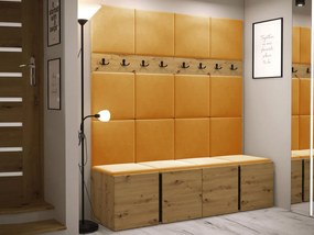Mobilier Hol Timothy V (stejar artisan + stejar artisan + Negru) (Manila 32). 1060681