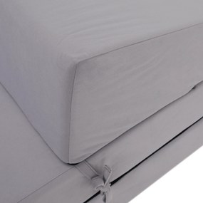 Saltea/scaun pliabil, 2 in 1, gri deschis, VEDIS