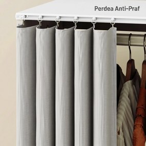HOMCOM Dulap Haine Dulap Con 4 Ruote, Per Dormitor, 80x40x128 cm Cm, Alb | Aosom Romania
