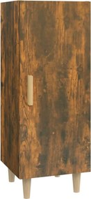 vidaXL Servantă, stejar fumuriu, 34,5x34x90 cm, lemn compozit