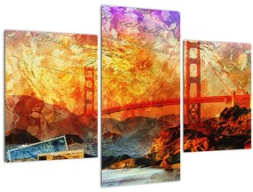 Tablou - Golden Gate, SanFrancisco, California (90x60 cm)