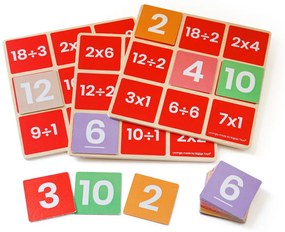 BINGO MATEMATIC - INMULTIRI SI IMPARTIRI - BIGJIGS TOYS (34022)