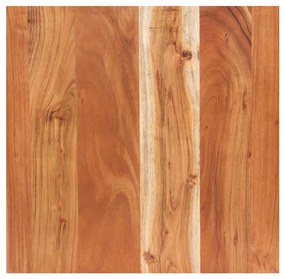 Masa de bar, muchii naturale, 50x50x110 cm, lemn masiv acacia 1, 50 x 50 x 110 cm, lemn de acacia cu margini organice