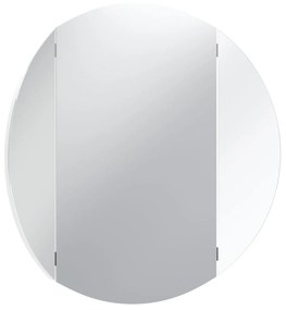Oglinda rotunda masuta toaleta VOX Simple, Alb