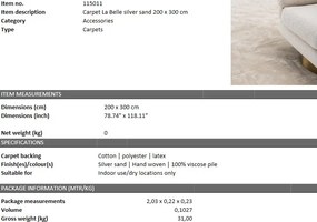 Covor design LUX La Belle 200x300cm 115011 HZ