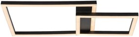 Plafoniera LED design geometric Heleth 48x33cm