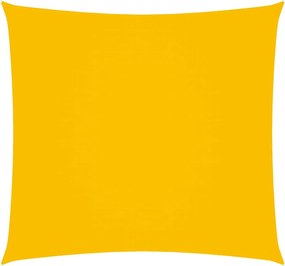vidaXL Pânză parasolar, galben, 6x6 m, țesătură oxford, pătrat