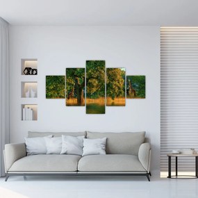 Tablou cu girafe în natură (125x70 cm), în 40 de alte dimensiuni noi