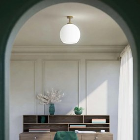 Lustra tavan aplicata din alama Globe