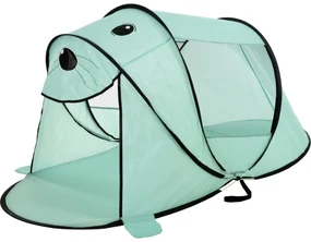 Cort rapid pentru copii cu protecție UV 50+, decorcu focă, 182 x 100 x înălțime 86 cm
