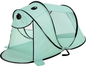 Cort rapid pentru copii cu protecție UV 50+, decorcu focă, 182 x 100 x înălțime 86 cm