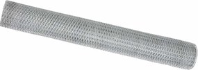 vidaXL Gard hexagonal Argintiu 1 x 100 m Oțel galvanizat