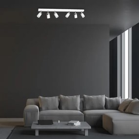 Spot JOKER 6xGU10/25W/230V alb/crom lucios