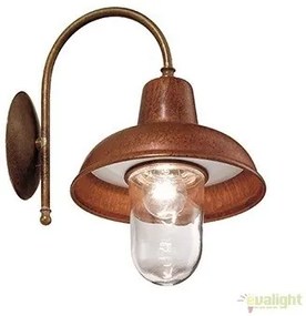 Aplica de perete cu protectie IP44, fabricata manual, diam.25,5cm, Contrada 243.26.OR
