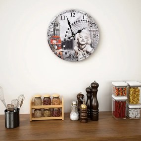 vidaXL Ceas de perete vintage Marilyn Monroe, 30 cm
