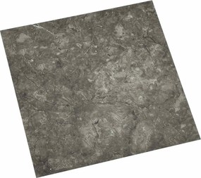 vidaXL Plăci de Pardoseală 55 pcs Gri 5,11 m² PVC