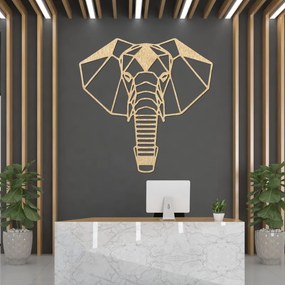 SENTOP | Decorațiune murală din lemn cu cap de elefant | ROYON